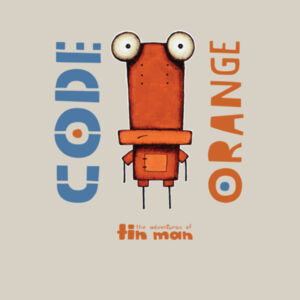 Code Orange Mixed - AS Colour Kids Supply Hoodie Design