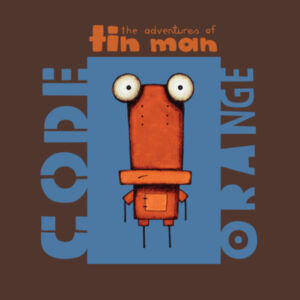 Code Orange Blue - AS Colour Mens Staple T shirt Design