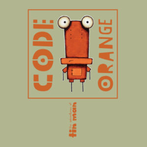 Code Orange Orange - AS Colour Mens Stencil Hoodie Design