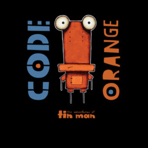 Code Orange Mixed - AS Colour Womens Stencil Hoodie Design