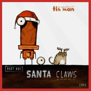Santa Claws - AS Colour Kids Youth T shirt Design