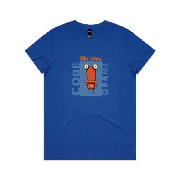 Code Orange Blue - AS Colour Womens Maple Tee Thumbnail