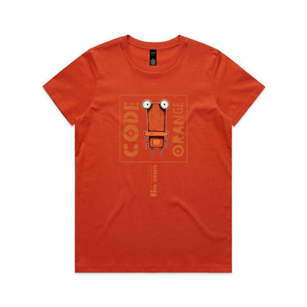 Code Orange Orange - AS Colour Womens Maple Tee Thumbnail