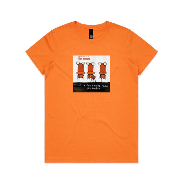 A Few Tinnies - AS Colour Womens Maple Tee Thumbnail