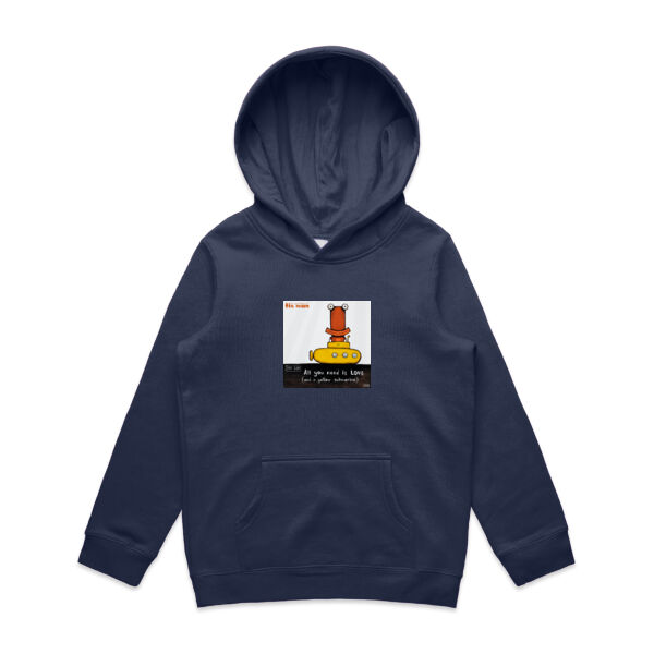 All You Need Is Love - AS Colour Kids Supply Hoodie Thumbnail