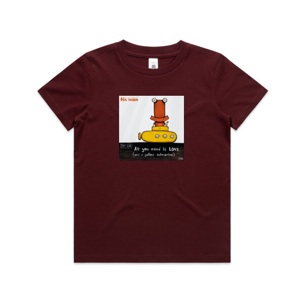 All You Need Is Love - AS Colour Kids Youth T shirt Thumbnail