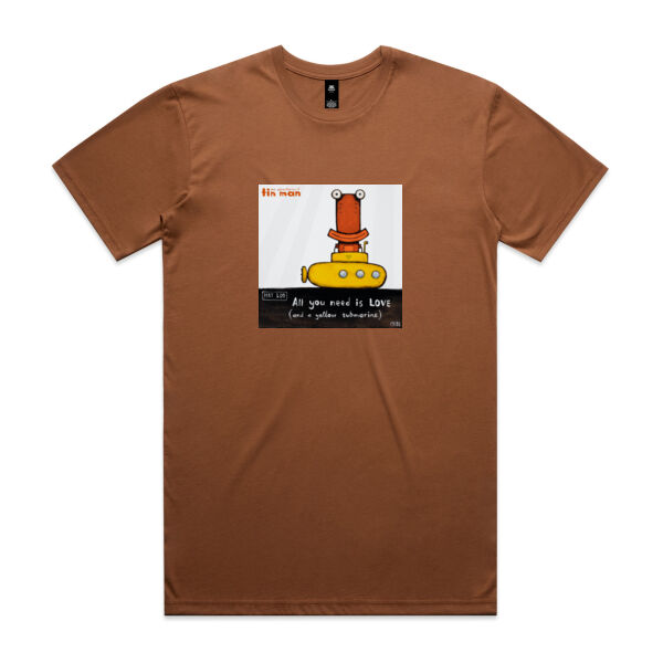 All You Need Is Love - AS Colour Mens Staple T shirt Thumbnail