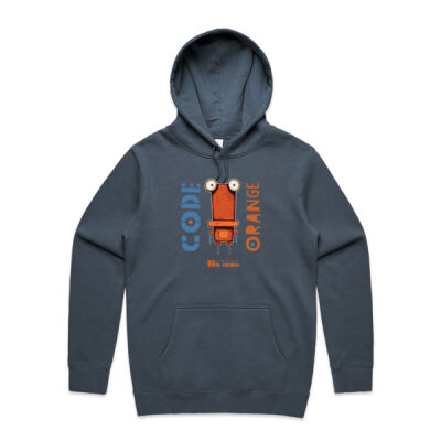 Code Orange Mixed - AS Colour Mens Stencil Hoodie Thumbnail