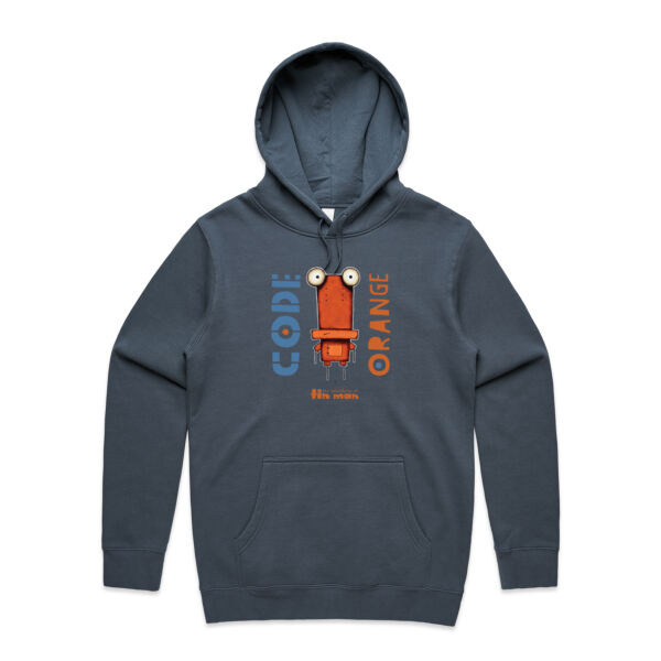 Code Orange Mixed - AS Colour Mens Stencil Hoodie Thumbnail