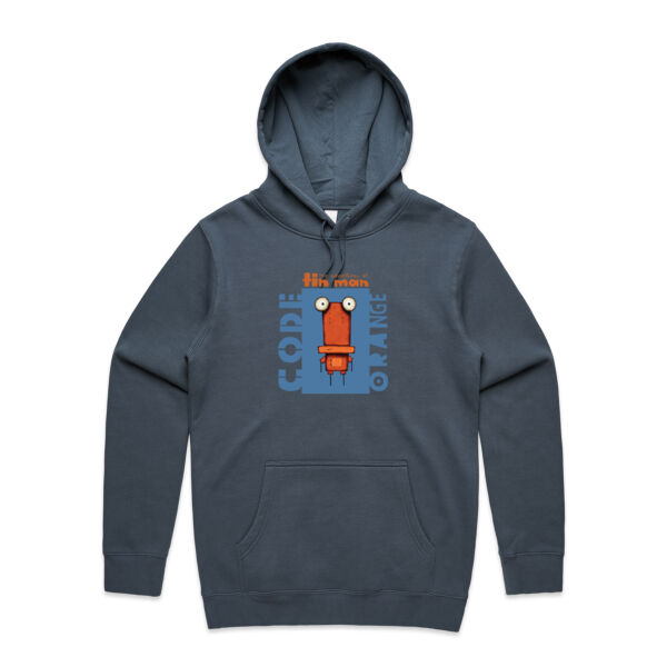 Code Orange Blue - AS Colour Mens Stencil Hoodie Thumbnail
