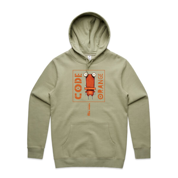 Code Orange Orange - AS Colour Mens Stencil Hoodie Thumbnail