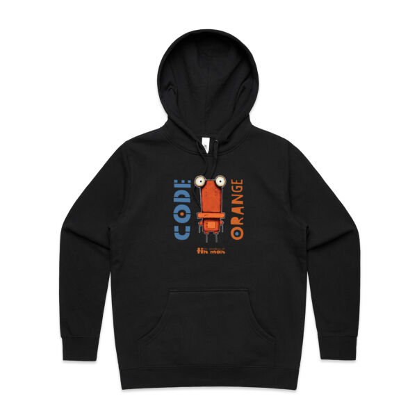 Code Orange Mixed - AS Colour Womens Stencil Hoodie Thumbnail