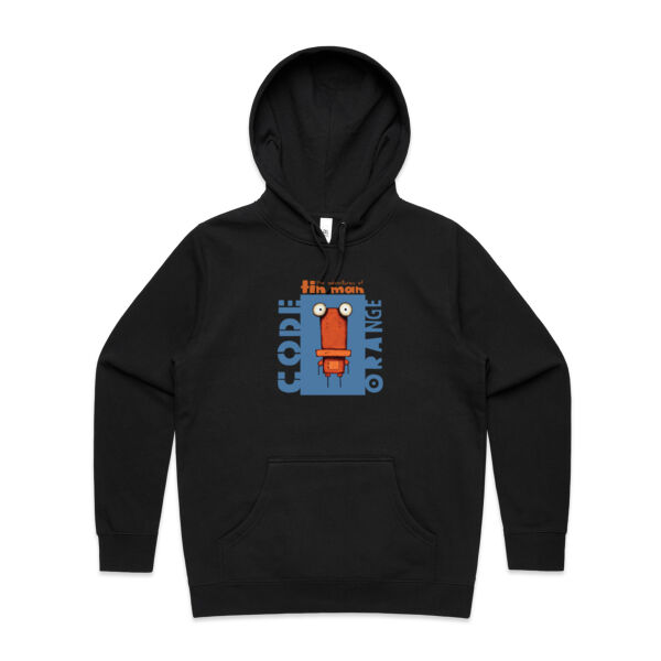Code Orange Blue - AS Colour Womens Stencil Hoodie Thumbnail