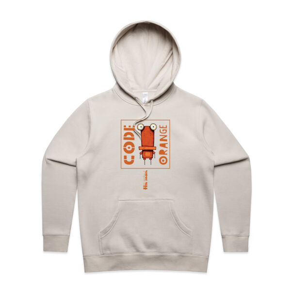 Code Orange Orange - AS Colour Womens Stencil Hoodie Thumbnail